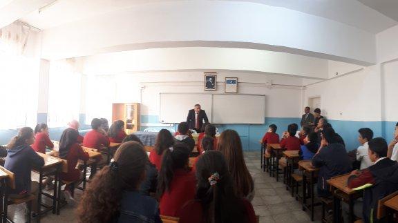 Bolu Belediye Başkanı Alaaddin YILMAZ İlçemiz Seben Ortaokulunda Öğrencilerle Buluştu